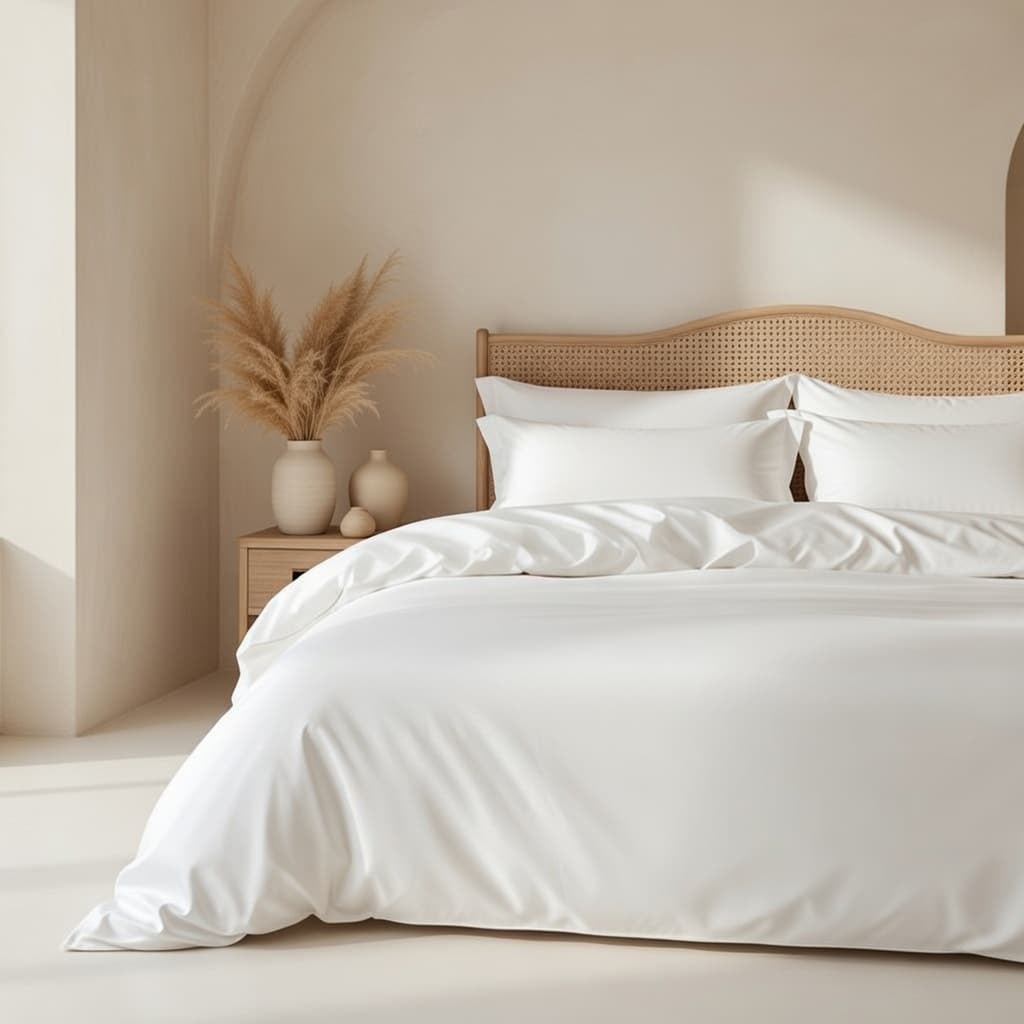 Dreamers Den Dekbedovertrek TENCEL™ Lyocell - Wit
