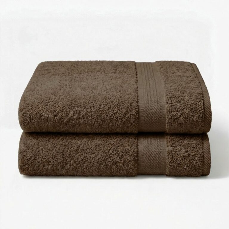 Dreamers Den Luxe Handdoekset van Egyptisch Katoen 600 GSM – Chocolate