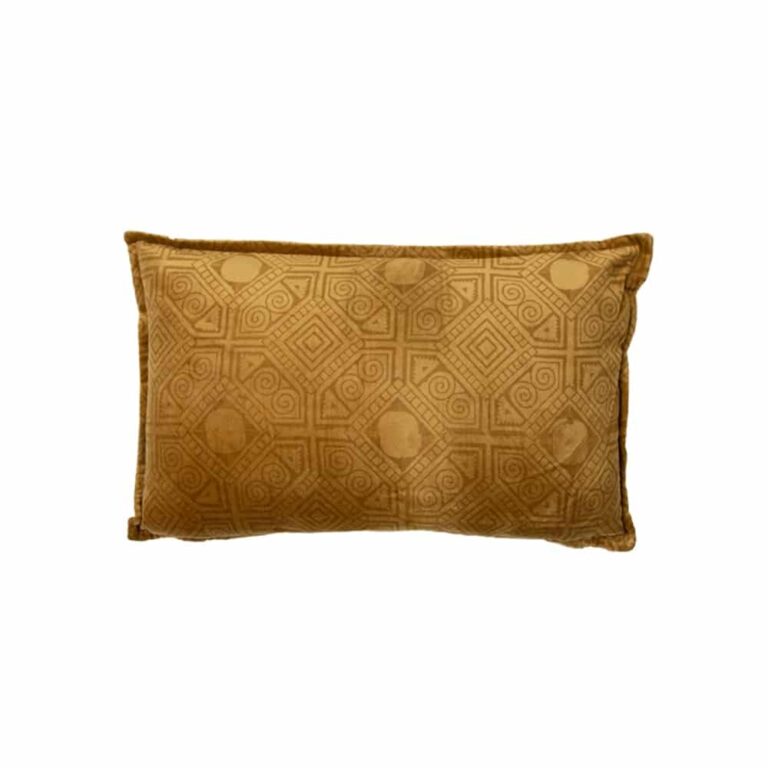 Velvet Kussen Donna Mustard 50×30 cm – MrsBloom