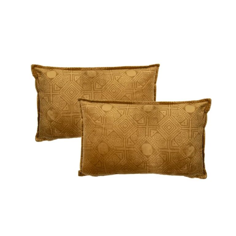 Velvet Kussen Donna Mustard 50×30 cm – MrsBloom