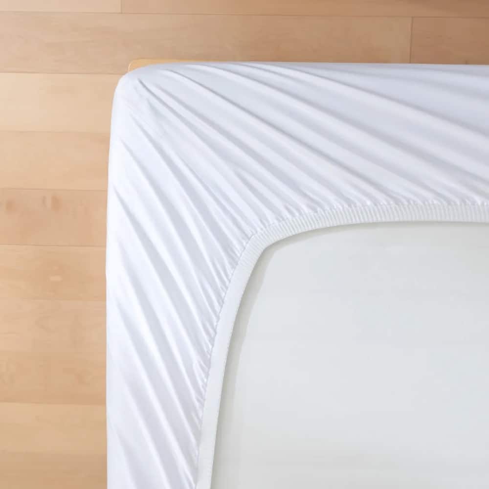 Dreamers Den Premium Jersey Elastan Topper Hoeslaken Biologisch Katoen Wit