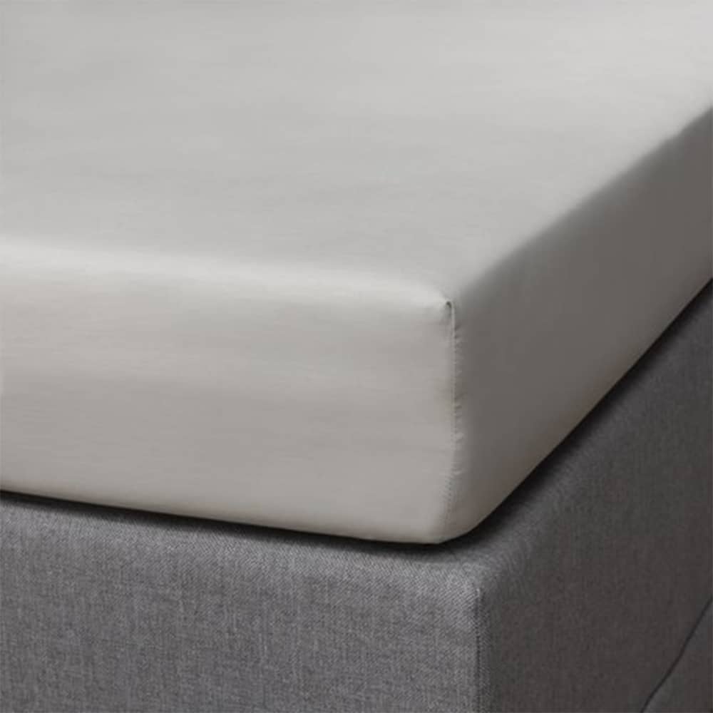 Dreamers Den Topper Hoeslaken Egyptisch Percale Katoen Warm Grijs