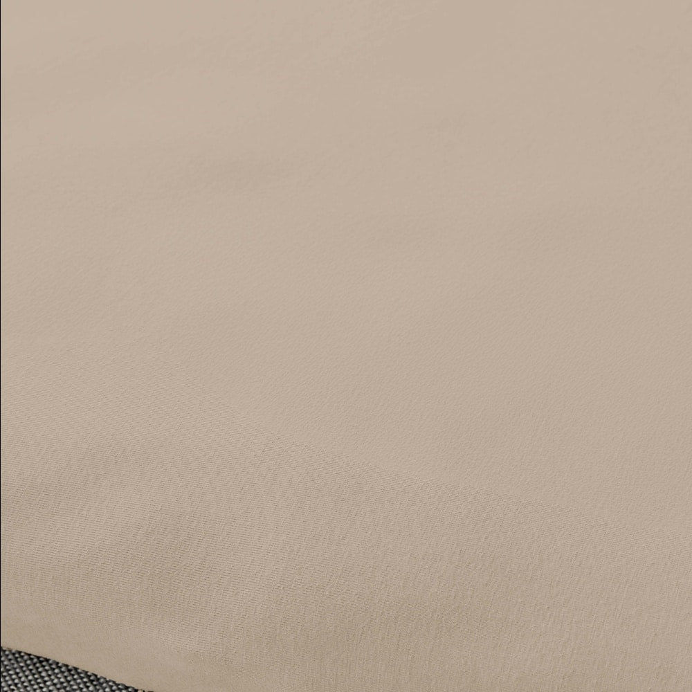 Dreamers Den Premium Jersey Elastan Topper Hoeslaken Biologisch Katoen Naturel
