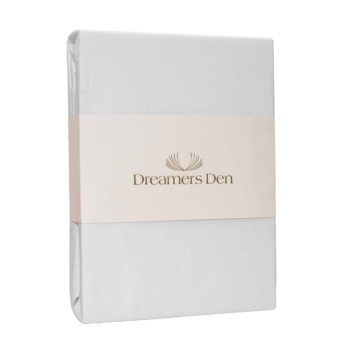 Dreamers Den 100% Biologisch Katoensatijn Hoeslaken Wit